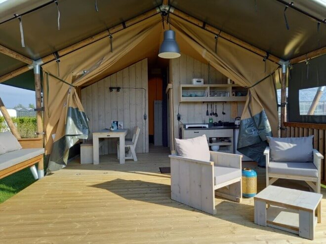 Glamping am Meer in Holland